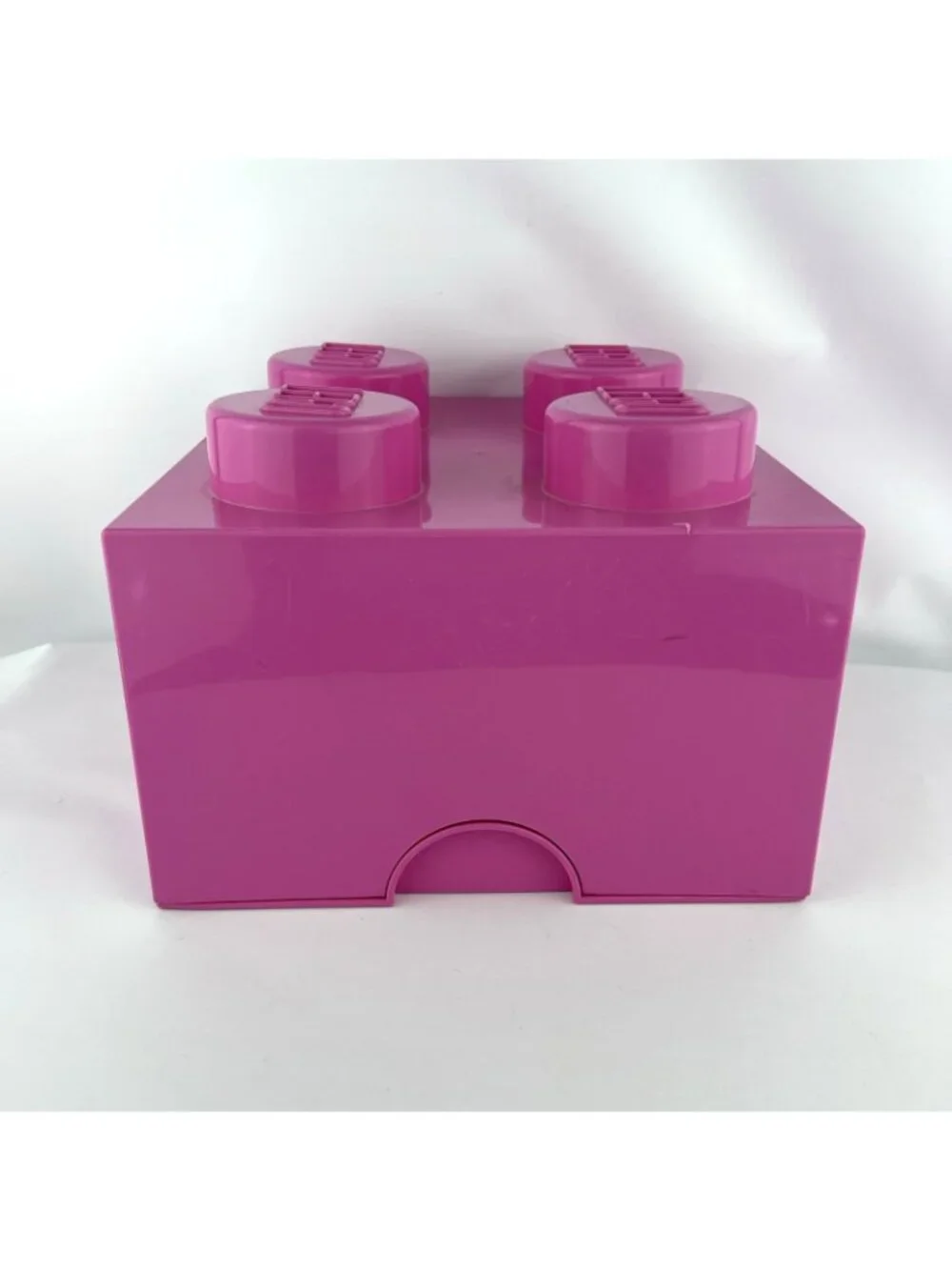 LEGO Pink Storage Brick 2x2 Cube 4 Stud Stackable Container Box #234